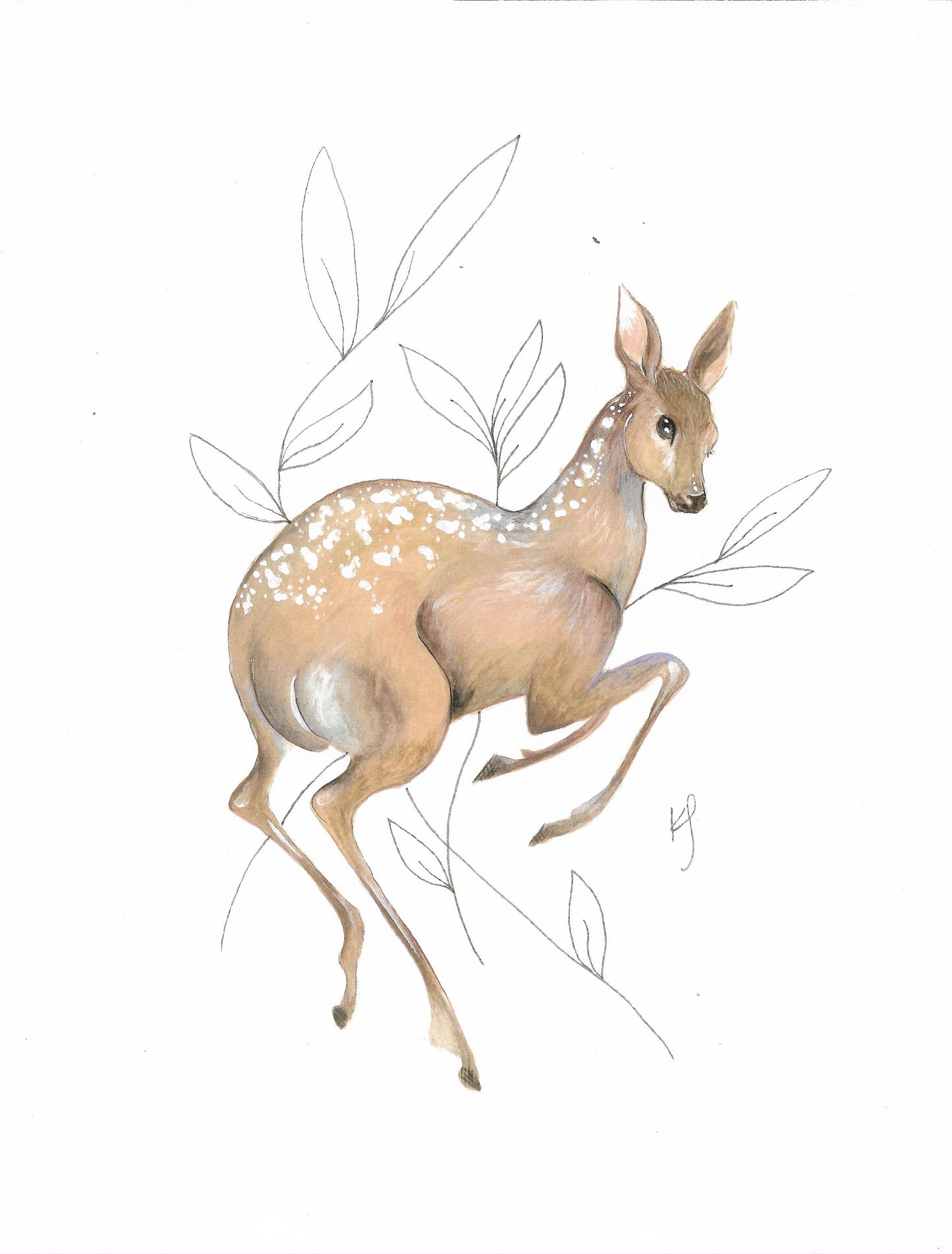 Whimsical Deer